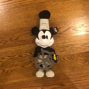Moving Steam Boat Willie Mickey Plush